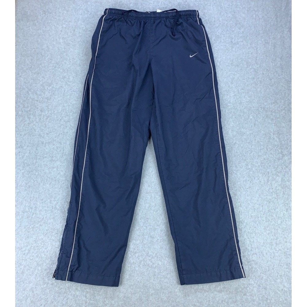 Nike Track Pants Mens Medium Navy Blue Mesh Lined Y2K Vintage F30307WWW